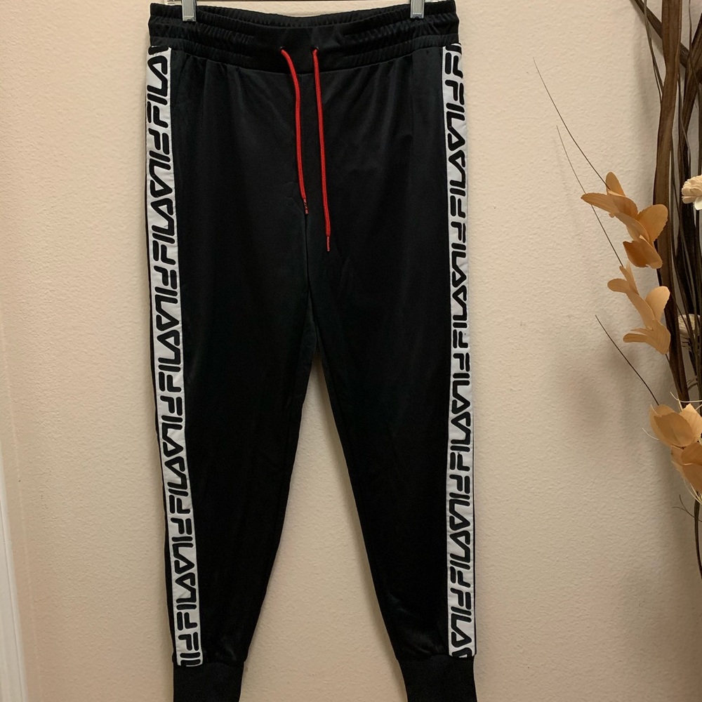 Black Fila Joggers